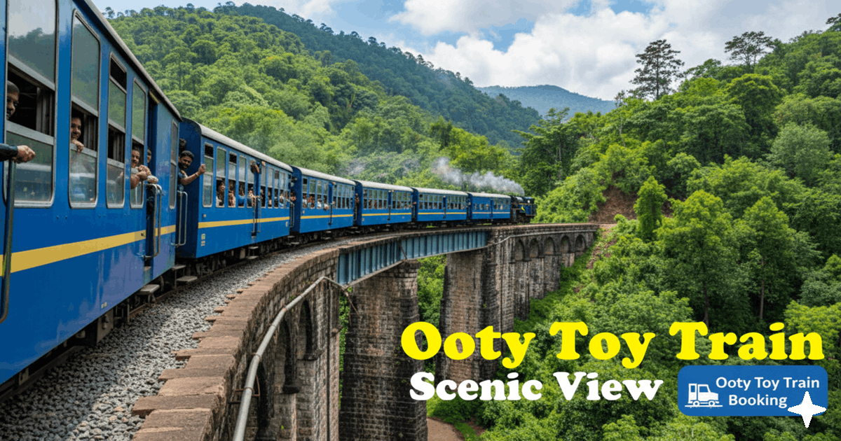 Ooty Toy Train Scenic View